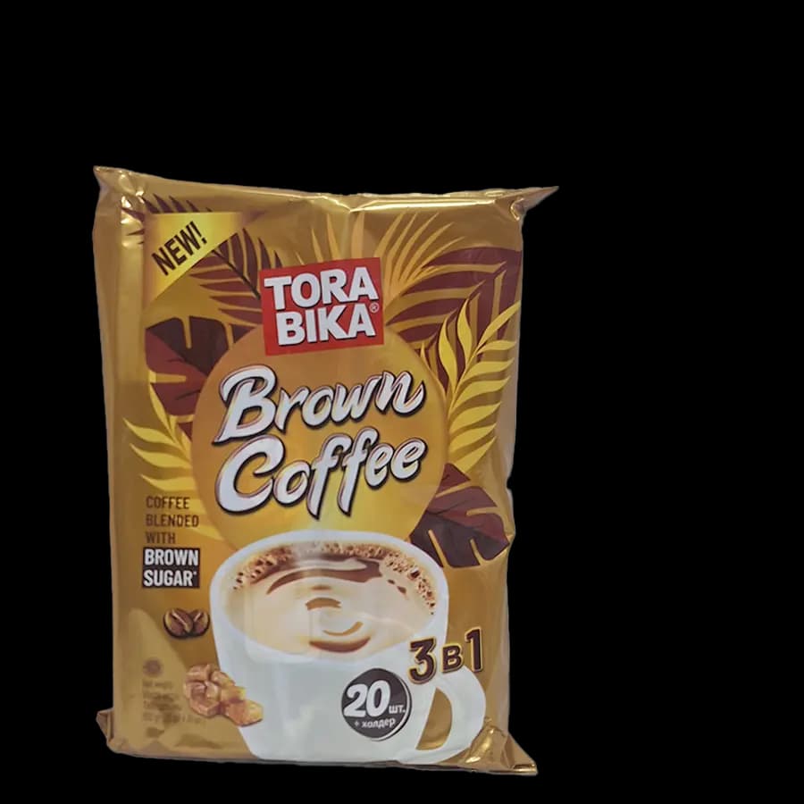 کافی میکس براون کافی(Brown Coffee) ترابیکا بسته 20 عددی در کارتن 12 بسته