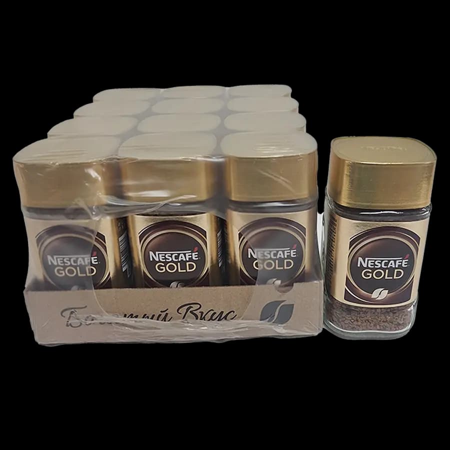 نسکافه گلد 50 گرمی(gold coffee) اصل – عمده بسته 12 عددی