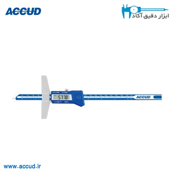 عمق سنج دیجیتال نوک سوزنی 20 سانتیمتر Accud (اکود با گارانتی شرکتی) مدل 172-008-11
