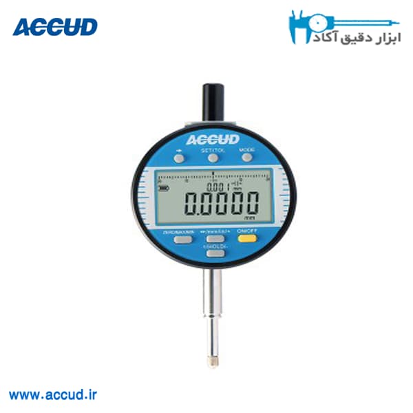 ساعت اندیکاتور دیجیتال با دقت 0.0005 mm (ACCUD اکود با گارانتی شرکتی) مدل 218-010-11