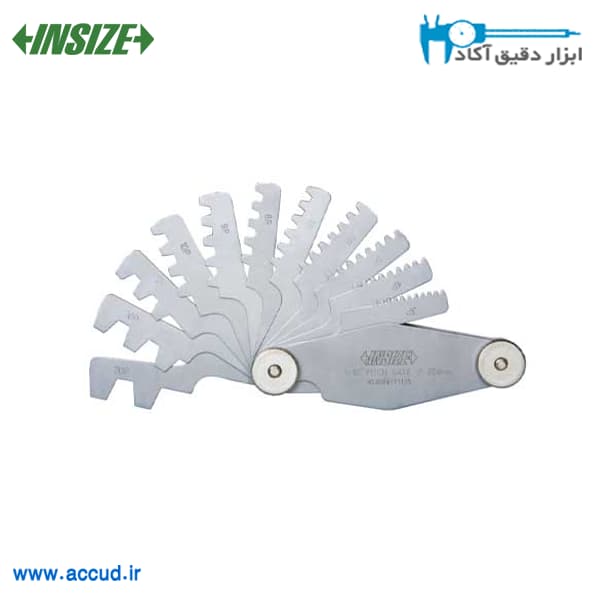 شابلون دنده ذوزنقه ای 2-20 میلی متر INSIZE (با گارانتی رسمی شرکت اینسایز) مدل 4824-12