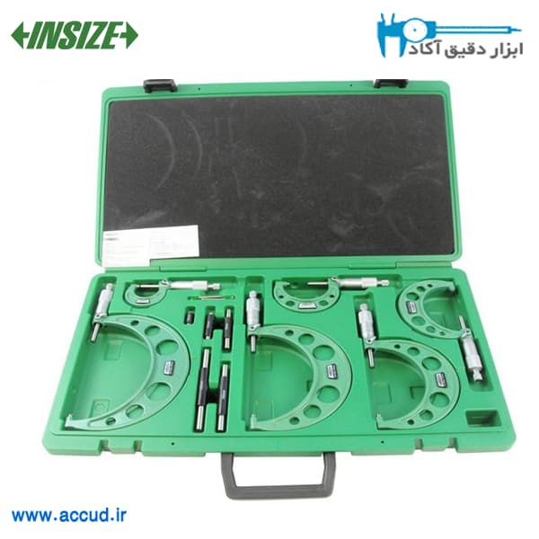 ست 6 عددی میکرومتر سایز 0-150 INSIZE (با گارانتی رسمی شرکت اینسایز) مدل 3203-1506