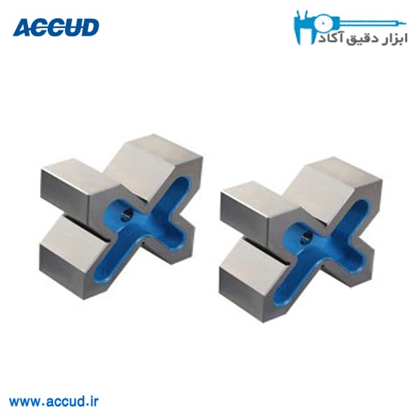 وی بلاک چهار طرفه ایکس 120-8 میلی متر Accud (اکود با گارانتی شرکتی) مدل 630-006-11