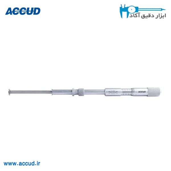 میکرومتر عمق شیار 100-75 میلی متر Accud (اکود با گارانتی شرکتی) مدل 344-004-01