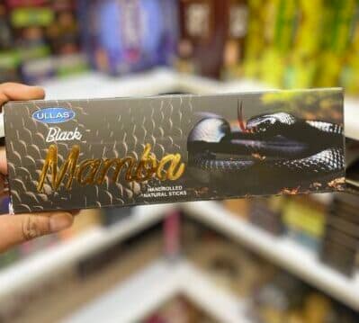 عود خوشبو کننده شاخه ای اولاس Ullas مدل بلک مامبا ( مار سیاه ) black Mamba
