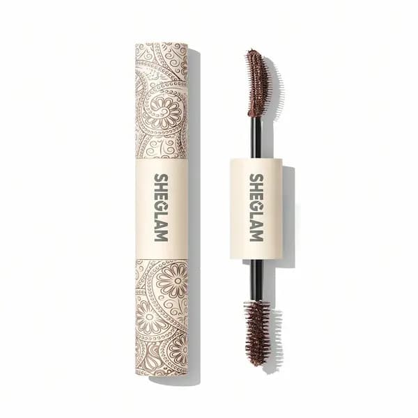 ریمل ضد آب دو سر شیگلم قهوه ای سری All-In-One مدل WATERPROOF Macchiati