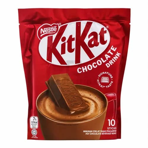 پودر هات چاکلت کیت کت – 10 ساشه ای | KitKat Chocolate Drink