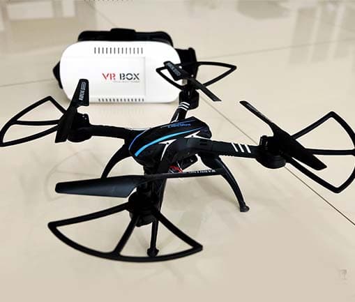 کوادکوپتر دوربین دار W6 VR همراه با عینک FPV — تصویر ۸