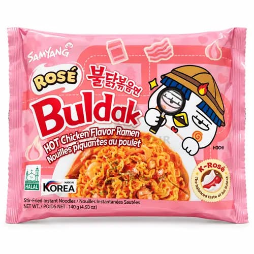 نودل بولداک سامیانگ مرغ تند رز ۱۴۰ گرم – Samyang Buldak Rosé