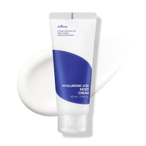 کرم مرطوب کننده و آبرسان هیالورونیک اسید ایزنتری | Isntree Hyaluronic Acid Moist Cream (حجم ۱۰۰ میلیلیتر ) اورجینال