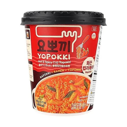 رابوکی تند و اسپایسی یوپوکی 145 گرم – Yopokki Rapokki Hot And Spicy