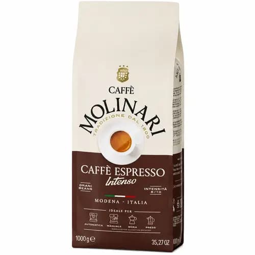 دانه قهوه مولیناری اسپرسو اینتنسو 1 کیلوگرم – Molinari Caffe Espresso Intenso
