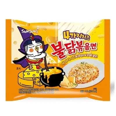 نودل سامیانگ طعم پنیر کواترو و مرغ تند ۱۴5 گرم – Samyang