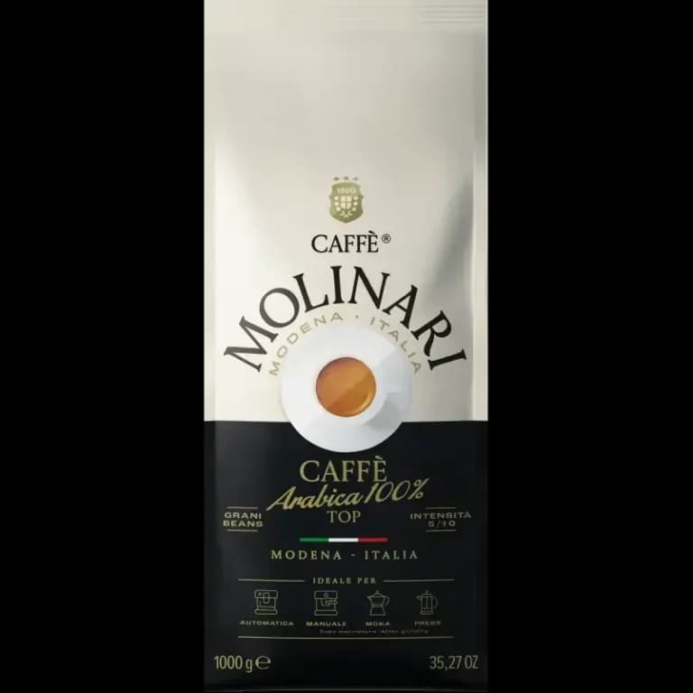 دانه قهوه مولیناری 100 درصد عربیکا 1 کیلوگرم – Molinari Caffe Arabica