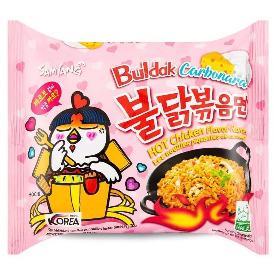 نودل سامیانگ طعم مرغ تند کاربونارا 140 گرم – Samyang