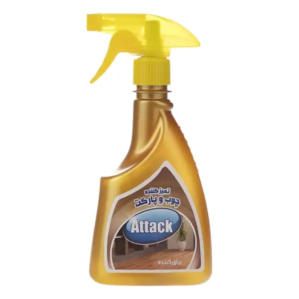 پاک کننده چوب و پارکت اتک مدل Yellow حجم ۴۵۰ میلی‌لیتر