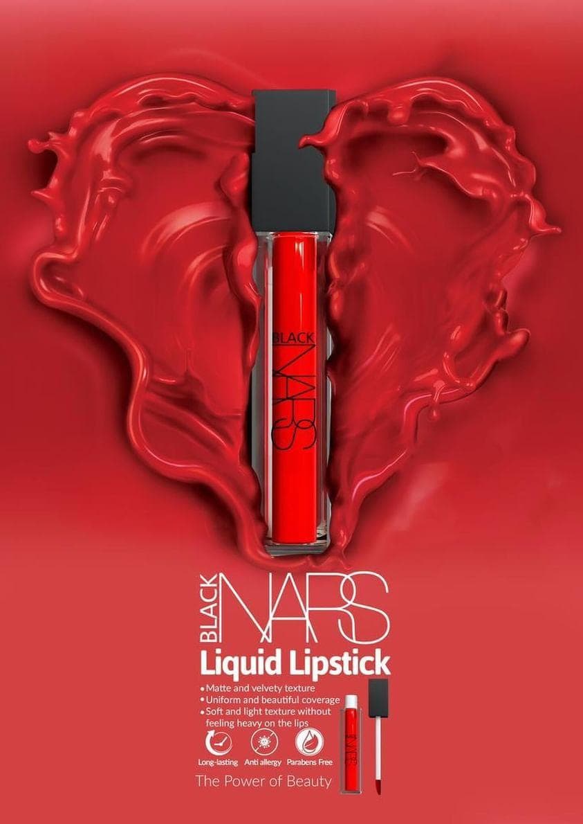 رژلب مایع بلک نارس 208 BLACK NARS liquid lipstick208