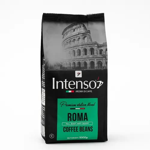 دانه قهوه اینتنسو روما – 1 کیلوگرم | Intenso Roma