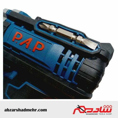 دریل شارژی 12 ولت دو باتری P.A.P مدل CD-1225 — تصویر ۳