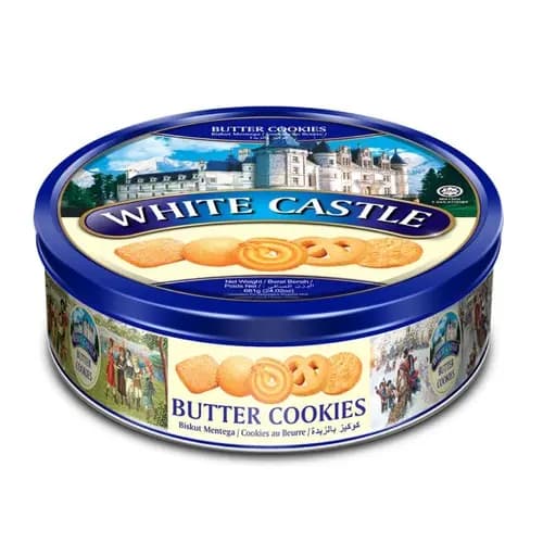 بیسکویت کره ای وایت کستل – 681 گرمی | White Castle Butter Cookies