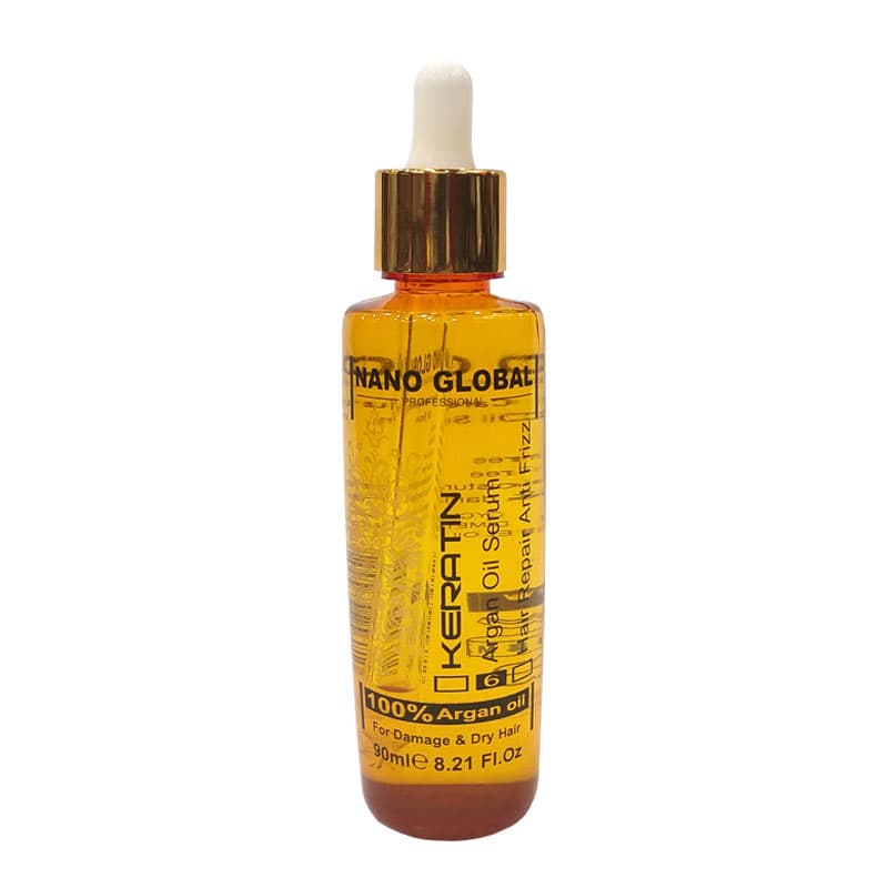 سرم روغن آرگان نانو گلوبال 90میل Nano Global Argan Oil Serum 90 ml — تصویر ۲