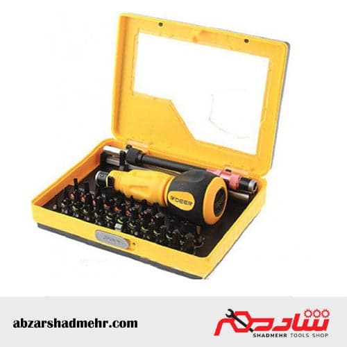 ست پیچ گوشتی جغجه ای 34 عددی RDEER