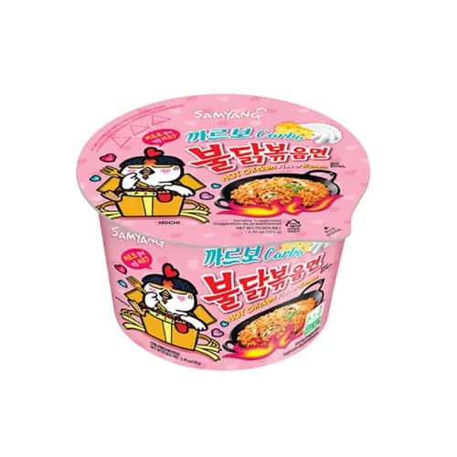 نودل کاسه ای کربونارا پنیری و خامه ای سامیانگ 105 گرمی – Samyang Carbonara