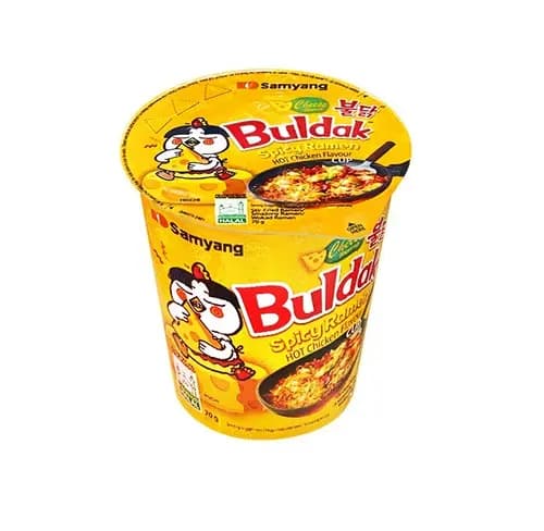نودل کره ای لیوانی پنیری سامیانگ 70 گرم – Samyang Cheese and Hot Chicken