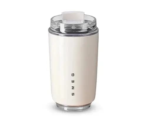 تراول ماگ اسمگ 240 میلی لیتری کرم رنگ – Wall Mug Smeg