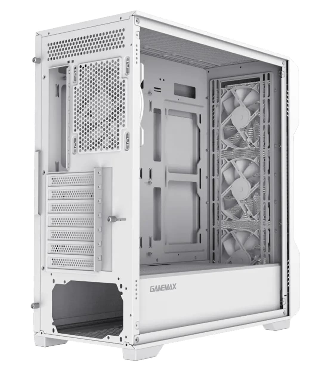کیس کامپیوتر گیم مکس مدل siege White — تصویر ۶