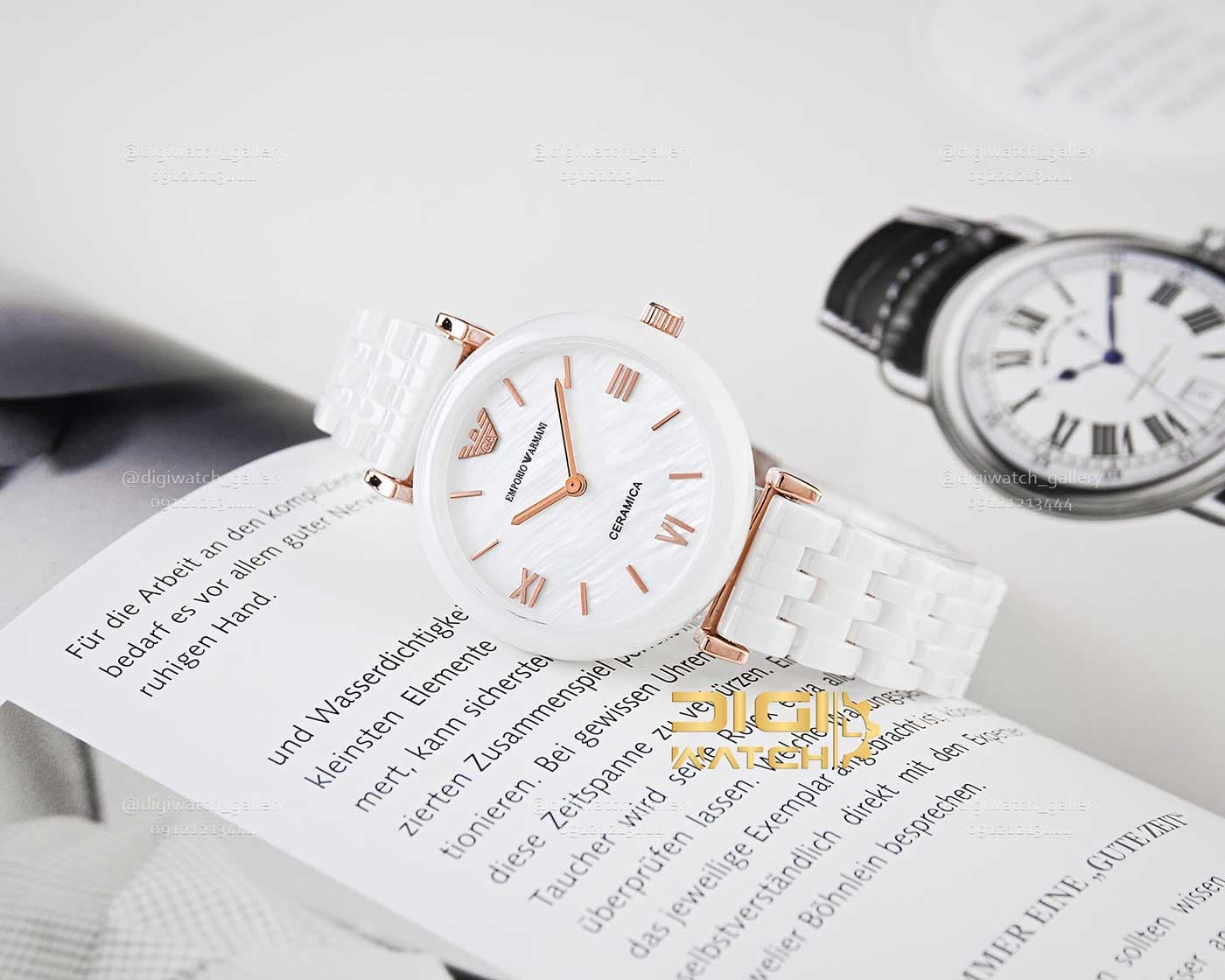 ساعت امپریو آرمانی سفید زنانه Emporio Armani AR-148 — تصویر ۲