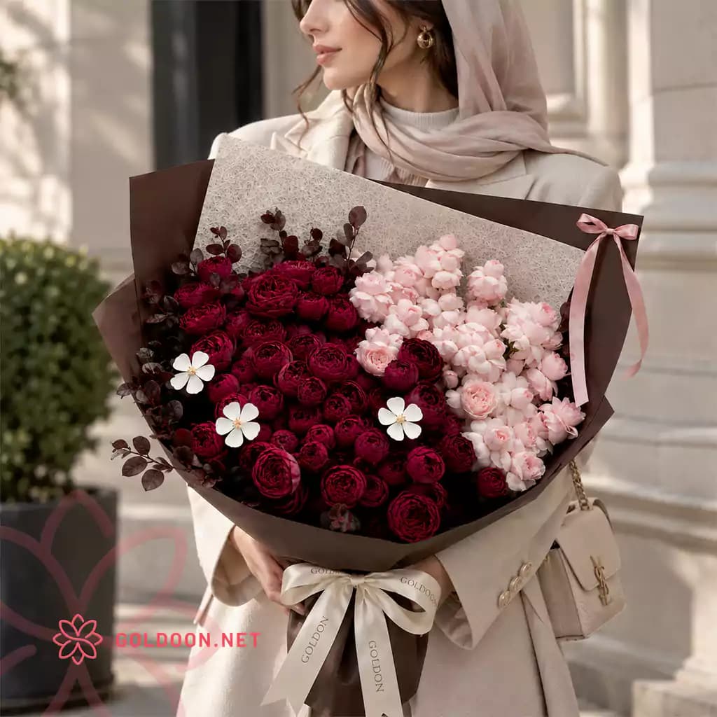دسته گل رز ژولیت کد 014 — تصویر ۲