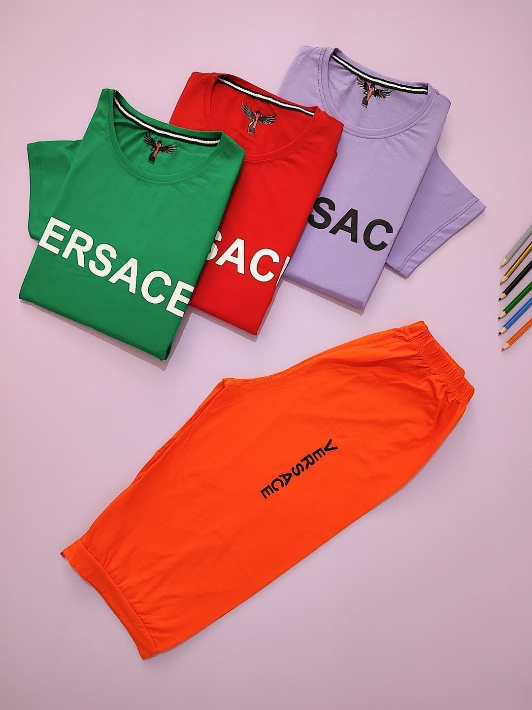 ست تیشرت و شلوارک versace