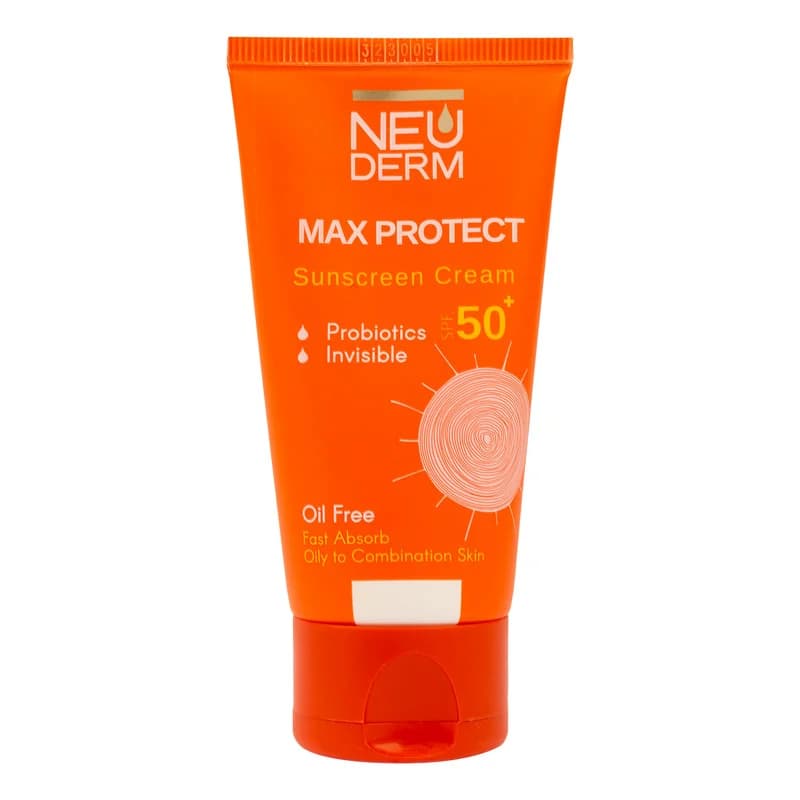 کرم ضد آفتاب بدون رنگ نئودرم SPF 50 مدل MAX PROTECTIVE ‌مناسب پوست‌های چرب و مختلط حجم 50 میلی‌لیتر — تصویر ۸