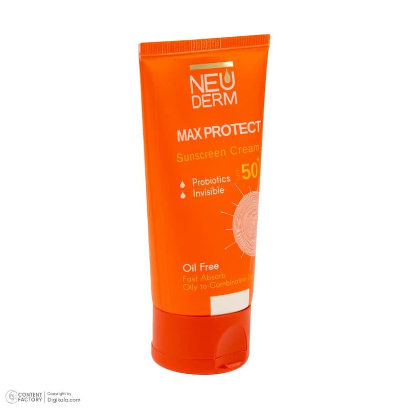 کرم ضد آفتاب بدون رنگ نئودرم SPF 50 مدل MAX PROTECTIVE ‌مناسب پوست‌های چرب و مختلط حجم 50 میلی‌لیتر — تصویر ۱۱