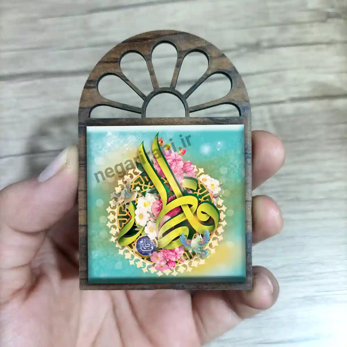 تندیس کاشی پنجره ای فاطمه 2C 12 — تصویر ۲