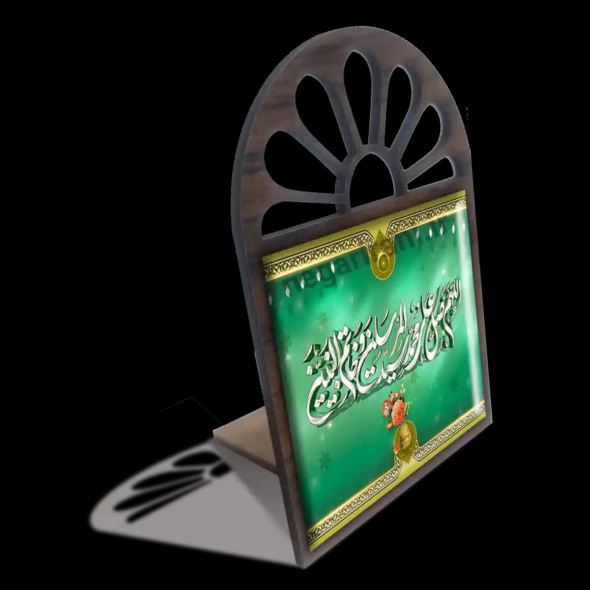 تندیس کاشی پنجره ای سید المرسلین و خاتم النبیین 2B 33 — تصویر ۳