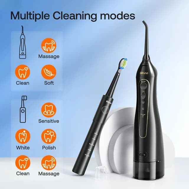 مسواک برقی به همراه واترجت Fairywill E11+F5020E — تصویر ۵