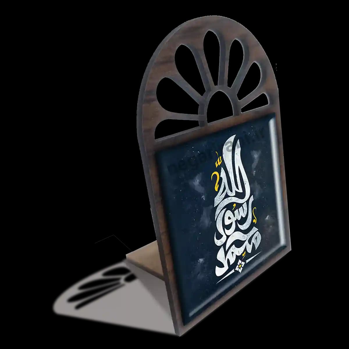 تندیس کاشی پنجره ای محمد رسول الله مدل 2B 11 — تصویر ۳