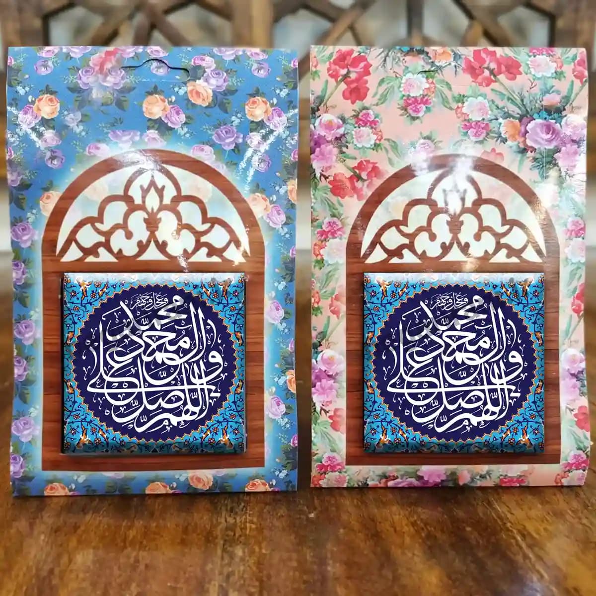 تندیس کاشی پنجره ای صلوات مدل 2B 1 — تصویر ۴