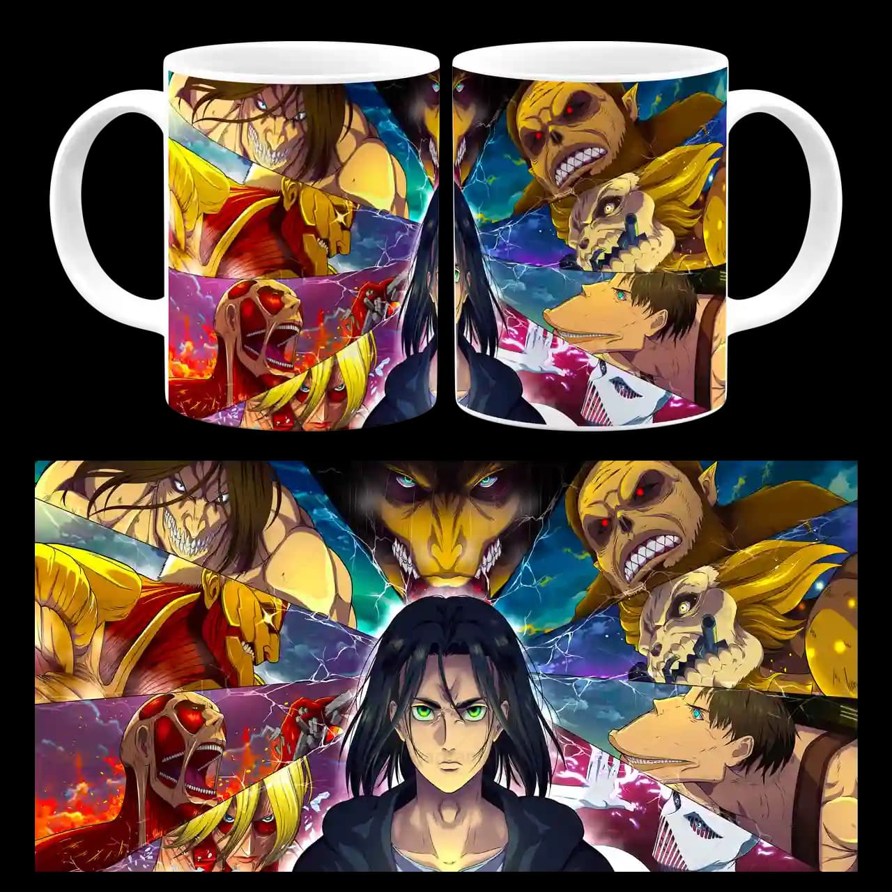 ماگ انیمه attack on titan مدل F 38
