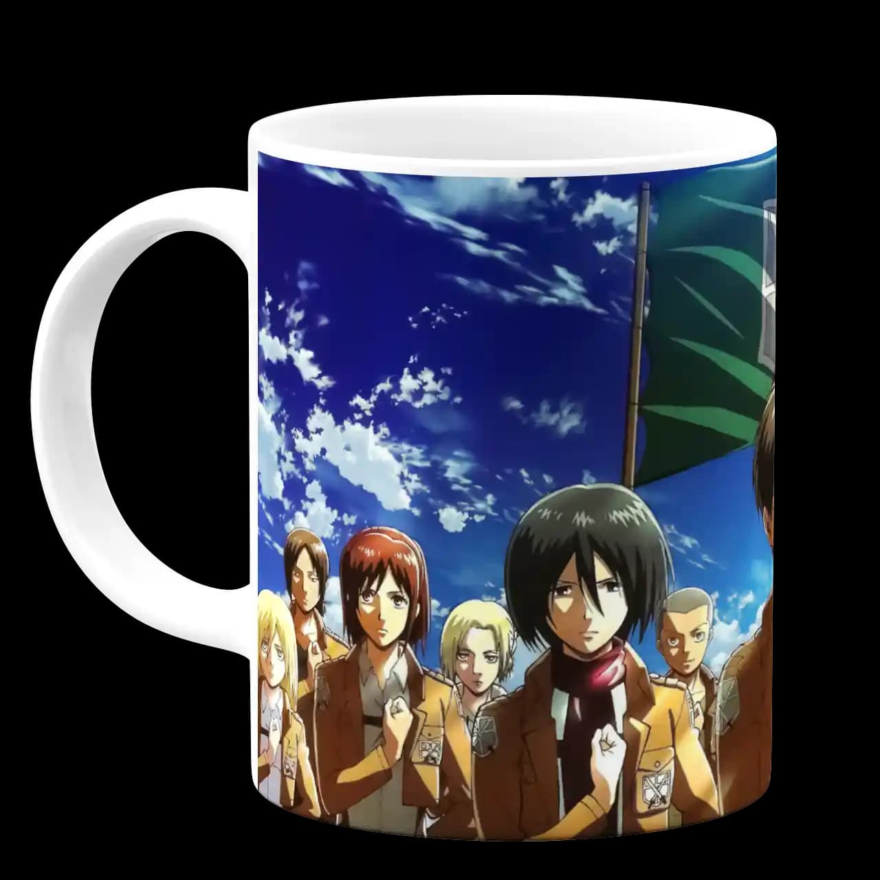 ماگ انیمه attack on titan مدل F 35 — تصویر ۲