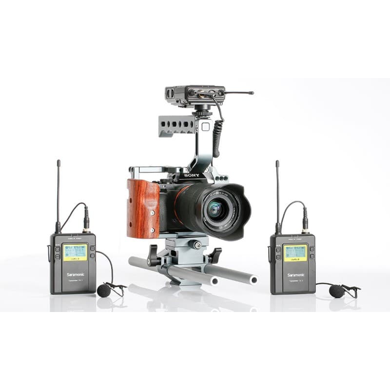 میکروفن بی سیم دو یقه ای سارامونیک UwMic9 Kit2 — تصویر ۲