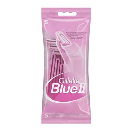 خودتراش 2 تیغه 5 عددی بانوان Blue 2 ژیلت