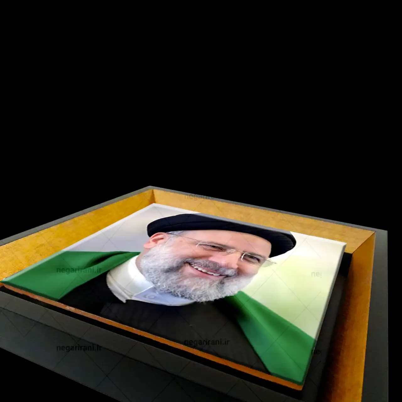 تابلو کاشی شهید ابراهیم رئیسی مدل 2Z34 — تصویر ۲