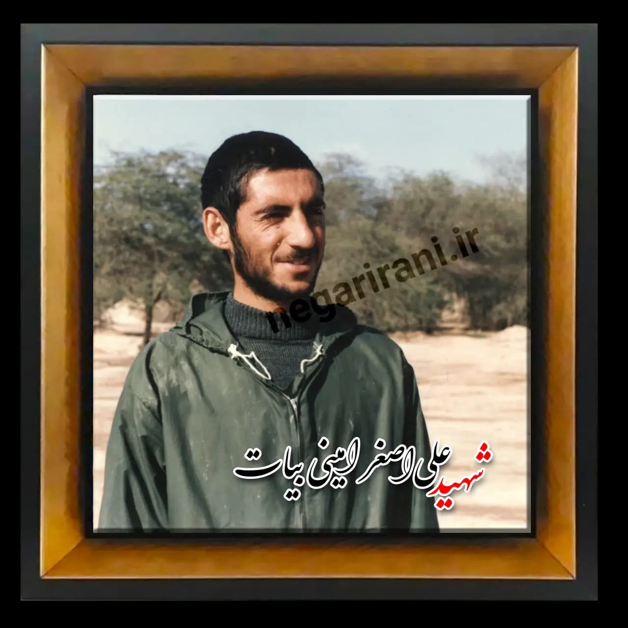 تابلو کاشی شهید علی اصغر امینی بیات مدل 2Z71