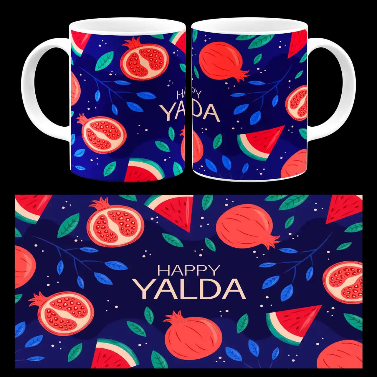 ماگ Happy Yalda مدل AJ 24