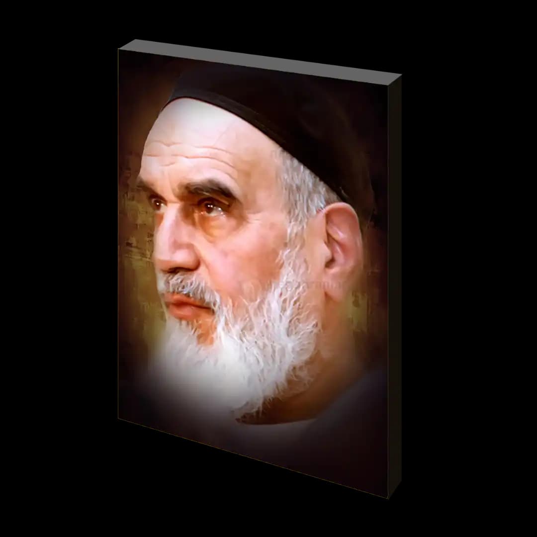 تابلو شاسی تصویر امام خمینی (ره) مدل 2s3