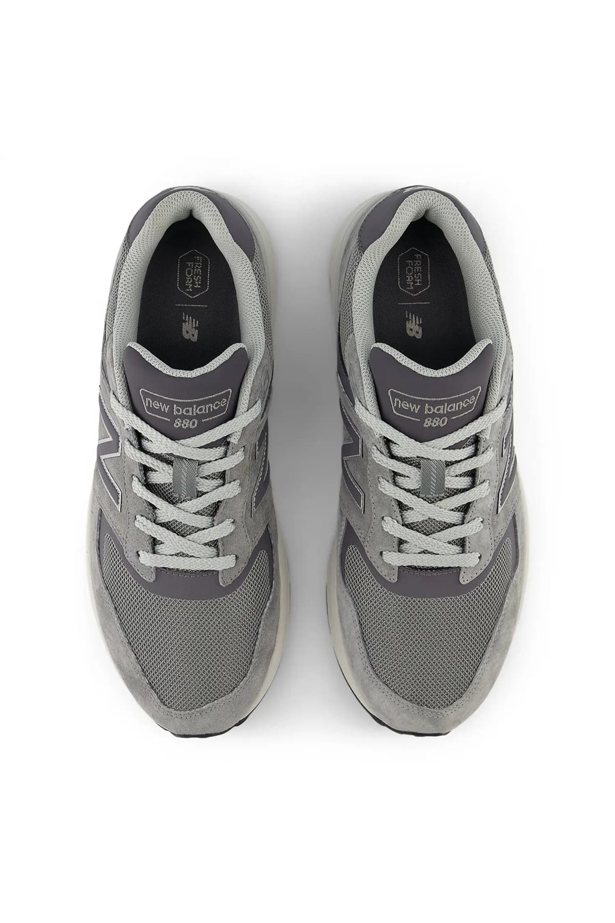 کفش اسنیکر نیو بالانس مردانه منسوجات خاکستری بیسیک راسته کژوال/روزمره | New Balance MW880CA6 VN — تصویر ۳