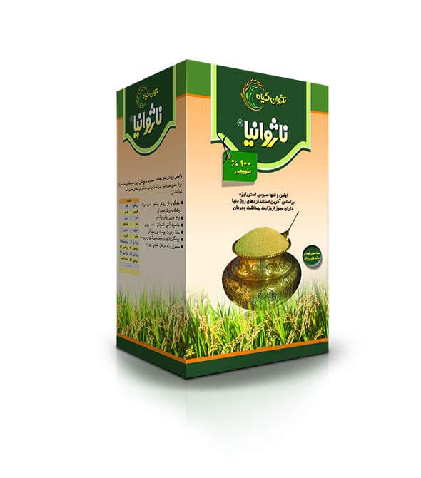 سبوس برنج ناژوان گیاه 250 گرم — تصویر ۲